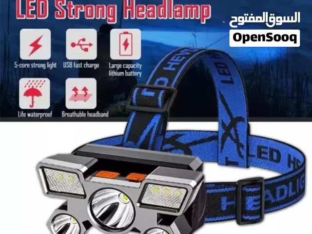 كشاف رأس (Headlamp) مزود بـ 5 مصابيح LE