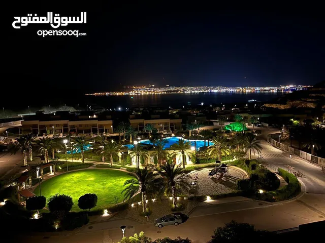 شاليهات وشقق .و أستديو في قرية الراحة مرسى زايد العقبة