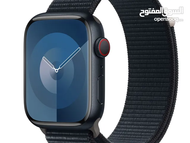 Apple Watch Series 9 GPS Aluminum  جديدة 45mm − Sport Loop ساعة ابل 9