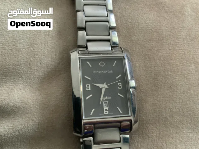 ساعة Continental Sapphire سويسرية أصلية ستانلس ستي