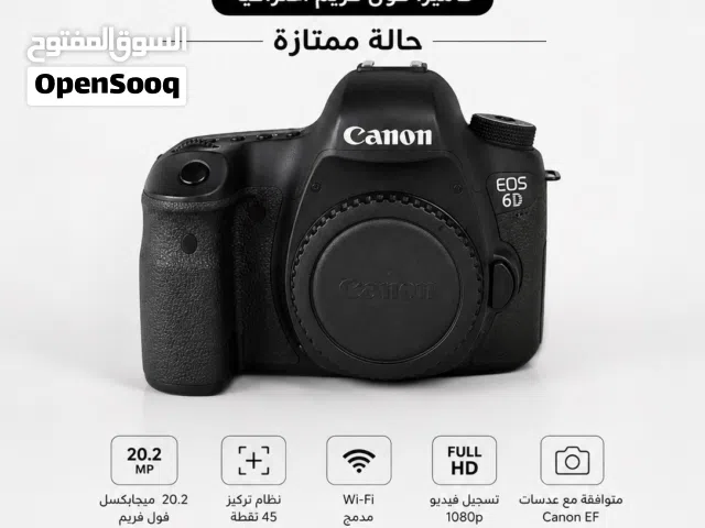 Canon 6D Mark I  كاميرا نظيفة وتعمل بكفاءة ممتازة
