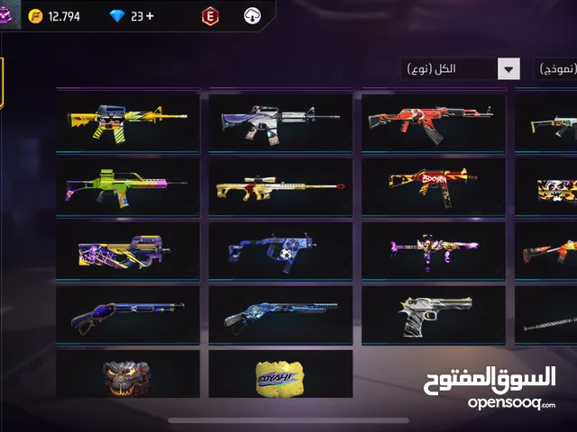 Free Fire Accounts and Characters for Sale in Al Dakhiliya