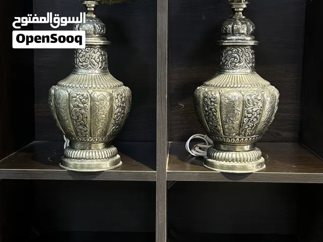 تيبل لام مطلي فضه