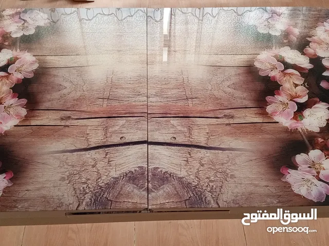 طاولة سفرة زجاج مستعمل