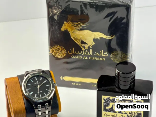 ساعة وعطر شبابي