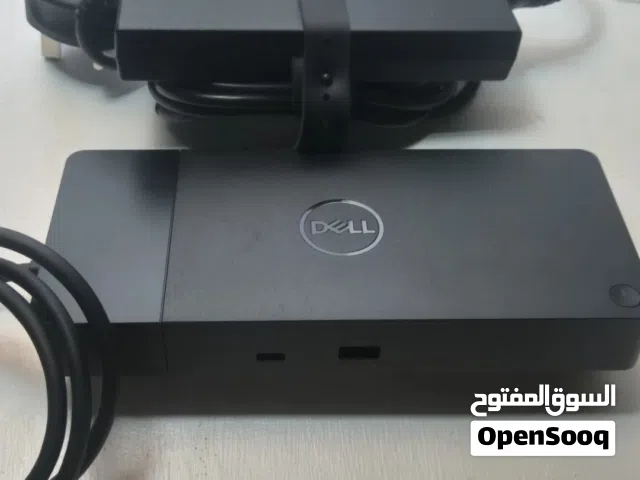 شاحن لابتوب ديل 130 واط  اصلي بحال الوكاله مع  دوك dell dock station for multi display & multi   USB