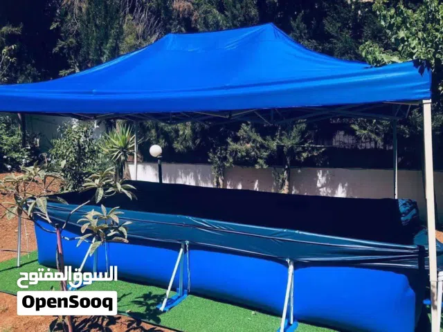 تركيب اليوم بركة أعمدة انتكس مقاس  4.5 متر مع فلتر وارضية لباد وكلور وطواشه 230 دينار بدل 275 دينار