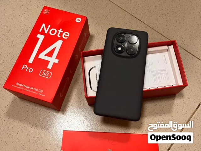 Brand New (Open-box) Xiaomi Redmi Note 14 Pro Mobile Phone with 128 GB Storage in Black