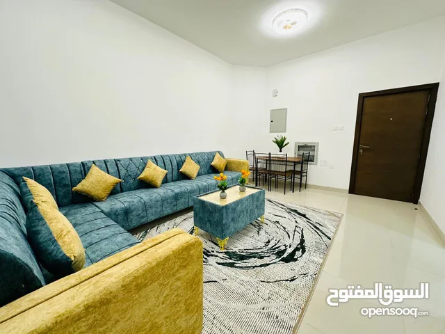 G3/غرفة وصالة مفروشة بالنعيمية شاملة جميع الفواتير مع بلكونة وحمامين /بناء جديد