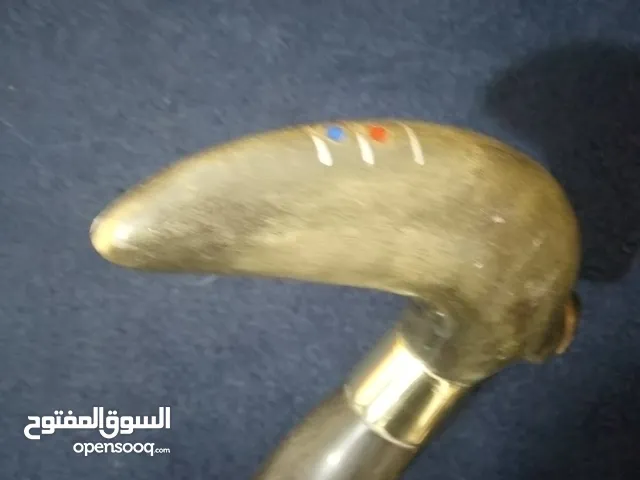 عصا عكاز أبنوس الأموي الأصلي
