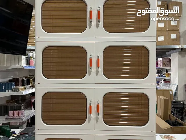 الخزانة العملاقة – لمسة رفاهية لبيتك!   تصميم راقي + أبواب شفافة مودرن  خامة بلاستيك