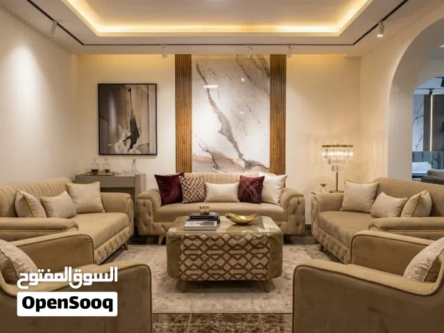 #طقم كنب 9 مقاعد  الطاولة هدية