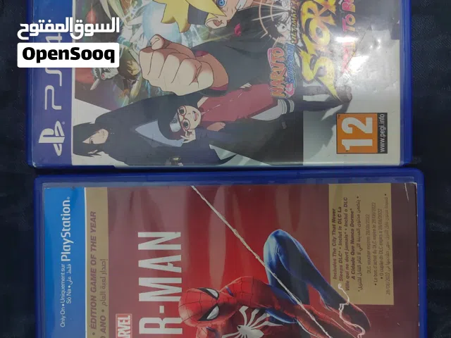 قرصين بلي 4 سبايدر مان و naruto storm 4 و نظيفات و بيهم مجال
