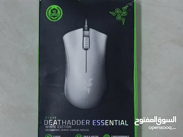 ماوس ألعاب احترافي Razer DeathAdder Essential - White Edition