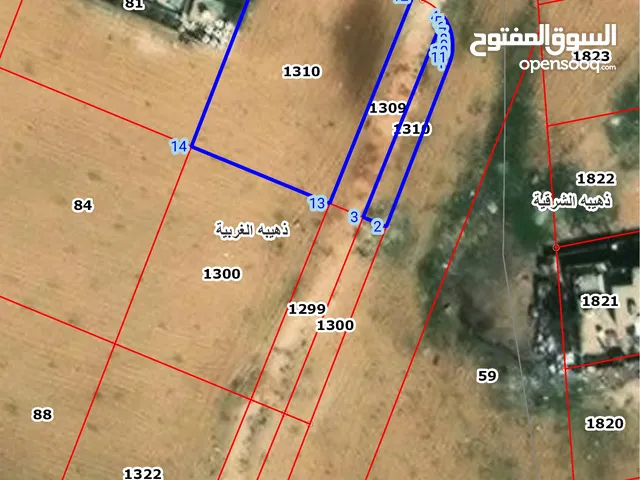 Residential Land for Sale in Amman Al-Dhuheibah Al-Gharbiyah