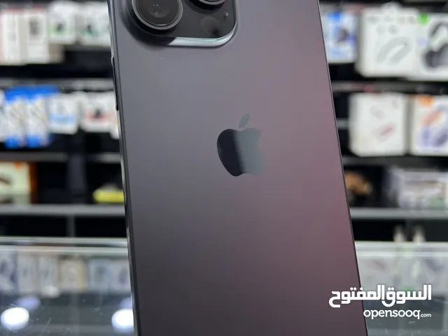 iPhone 15 Pro Max (256) GBايفون 15 برو ماكس مستعمل بحالة الوكالة مش مفتوح او مصلح نهائيا بطارية ٪89