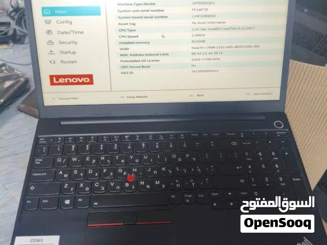 Lenovo thinkpad E15.. متوفر وبسعر العرض الجيل 11