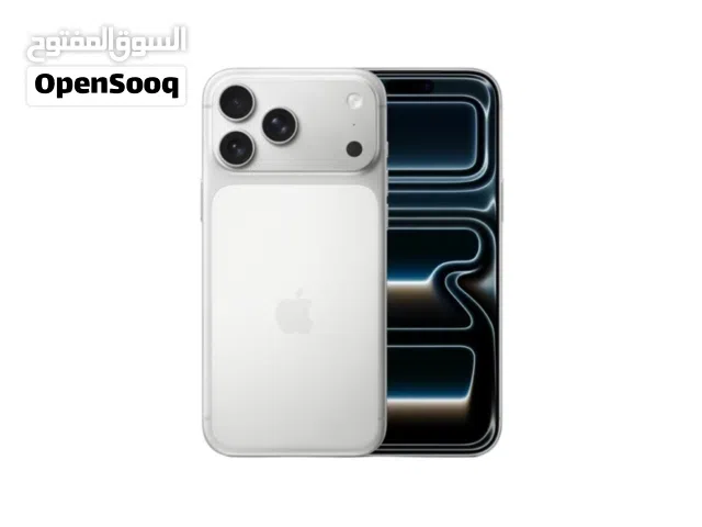iPhone 17 pro max new لون السيلفر