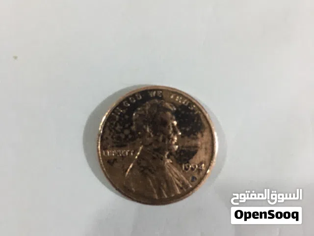 عملة اصلية امريكيه 1 سنت عام 1994 أعلى سعر