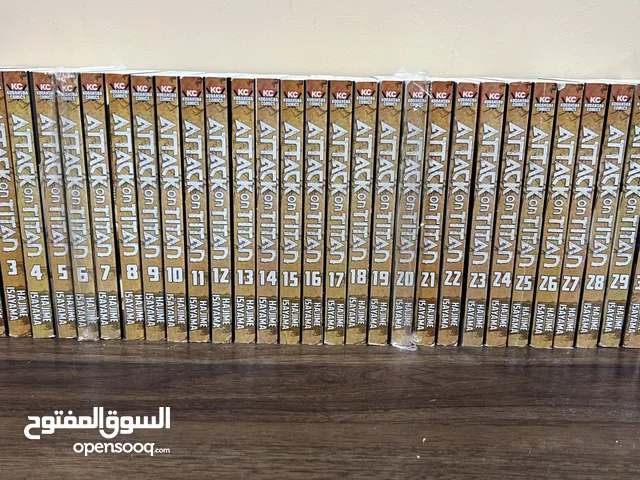 Attack on titan manga volumes 1-31 مانجا هجوم العمالقة