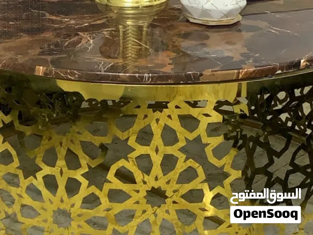 ميز وسطي مرمر مع طبلات عدد 2