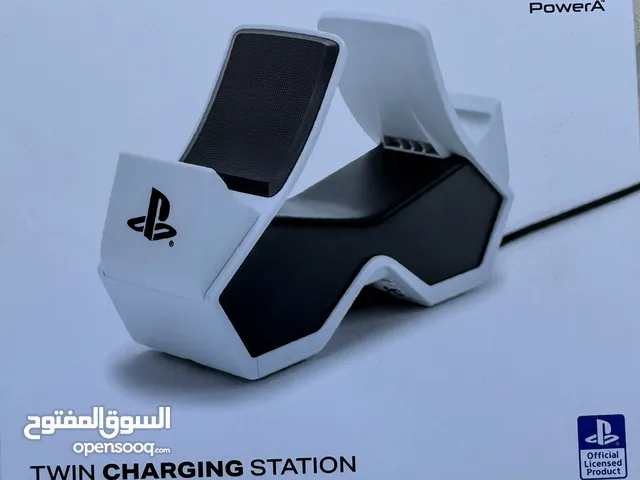 بلايستيشن شحن الأصلي مزدوجة slim/PS5 لوحدات التحكم اللاسلكية DualSense صنع المملكة المتحدة/ جديد