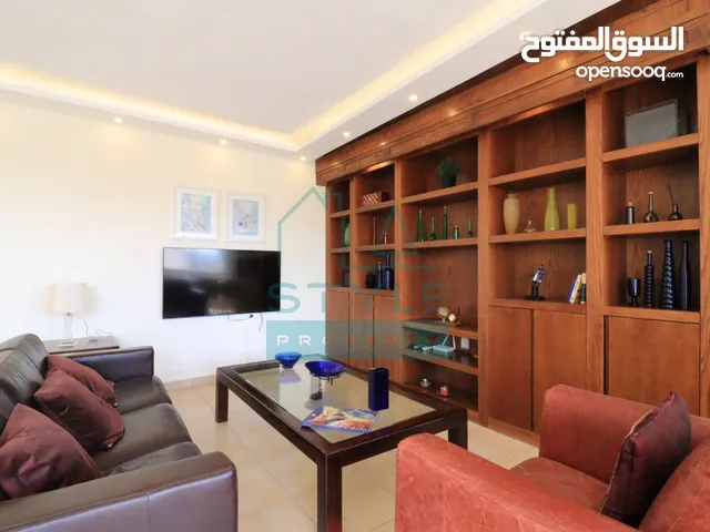 شقة مفروشة طابق اول في عبدون الشمالي مساحة الشقة 140 متر مربع