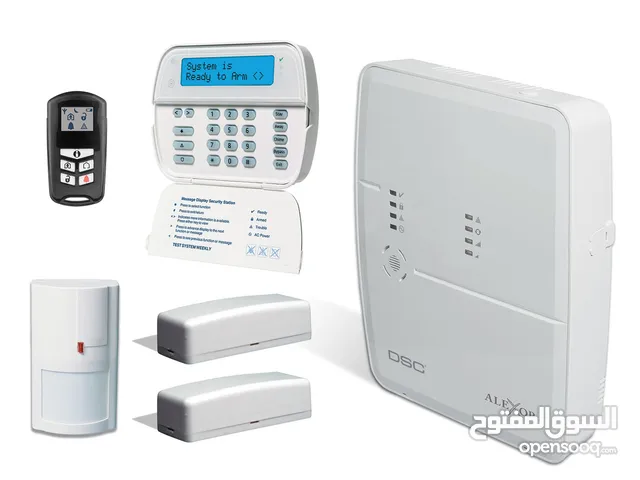 جهاز انذار كندي الصنع ويرليس DSC معتمد للبنوك ومؤسسات Alexor 2-Way Wireless Security Control Panel