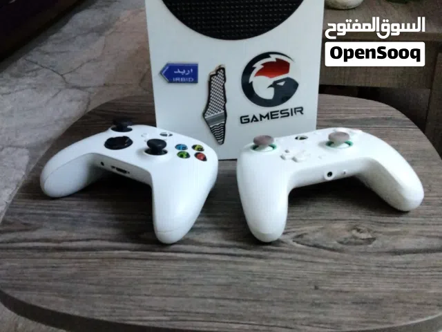جهاز xbox series s مع يد جيم سير الاحترافية مع ازرار خلفية  يدتين
