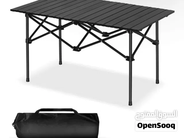 Portable Folding Camping Table with Carry Bag - Lightweight Aluminum