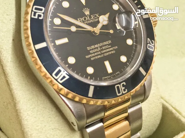 تميز بأناقتك مع ساعة رولكس الرجالية الفاخرة Rolex Gold – اطلبها الآن قبل نفاد الكمية! توصيل للباب
