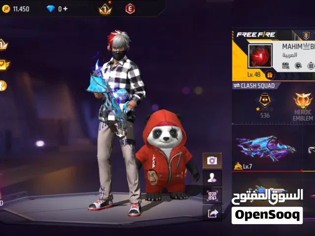 FREE FIRE ACC FIR SALE
