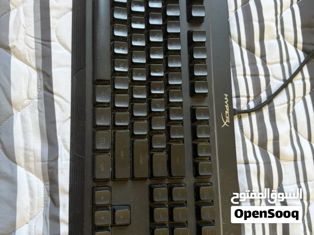all real mouse pad and great keyboard razor and hyperx