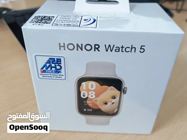 للبيع – ساعة أونر 5 / Honor Watch 5 (ذهبي – جديدة وكالة عمان)