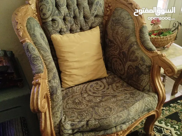 كنب حفر خشب زان صناعة مصرية لغرف الضيوف