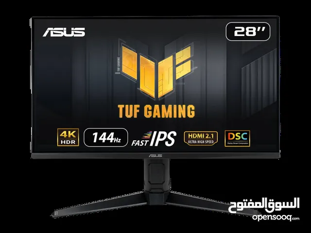 للبيع شاشة ASUS TUF Gaming 28 16 9 144Hz 4K (جديدة)
