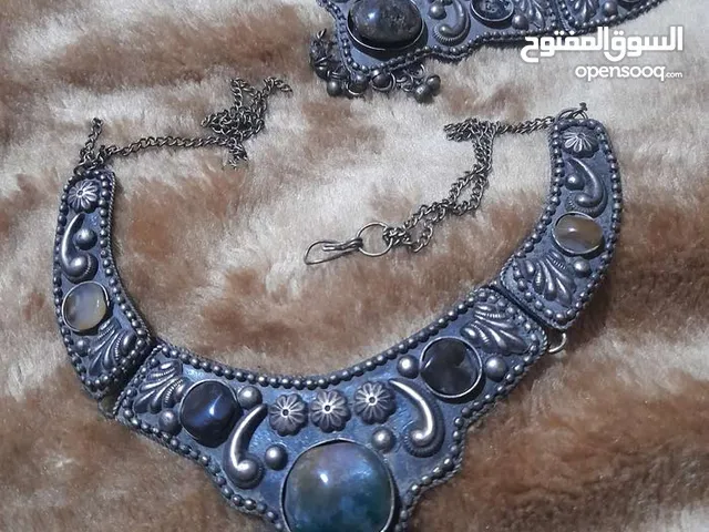 انتيك نوادر انتيكا تحف فضيات كردان قطعتين ملبس فضة قطع جميله جدا ونادره