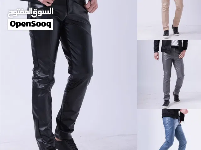 بنطرون رجالي جلد