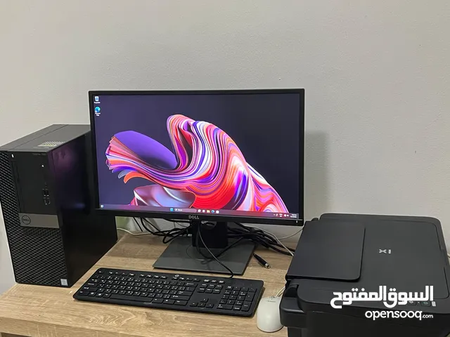 DELL OPTIPLEX 7070 i7 8th generation , with 24" LED SCREEN