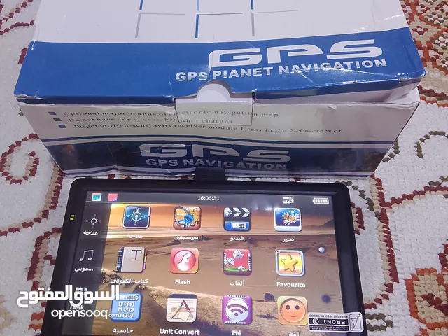 شاشة GPS مع تشغيل مقاطع فيديو والصوت