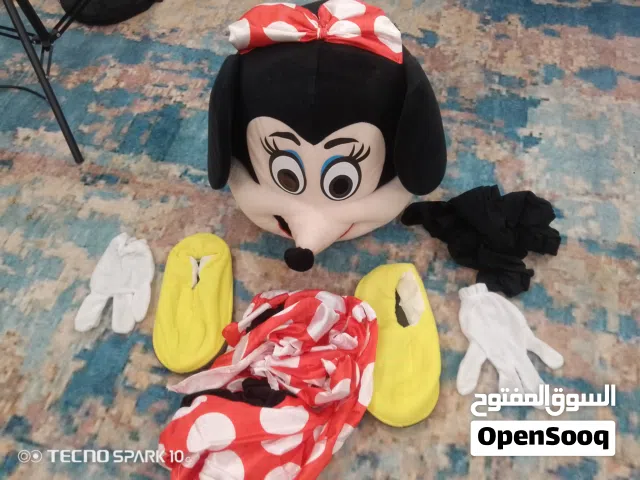 زي تنكري تلبيسه ميكي ماوس كوالتي رهيب وحجم كبير و التصوير ظالمها جديده غير مستخدمه تلبس  /xL /xxL