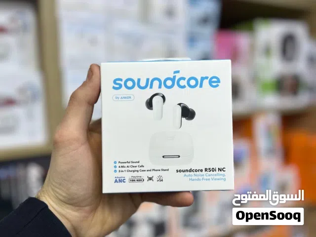 سماعة Anker R50i NC الأصلية – Active Noise Cancelling ANC – صوت نقي، Bass قوي، جودة عالية وسعر منافس