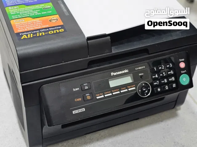 طابعة بايسونيك نضيفة مابيه اي شي ابيض و اسود