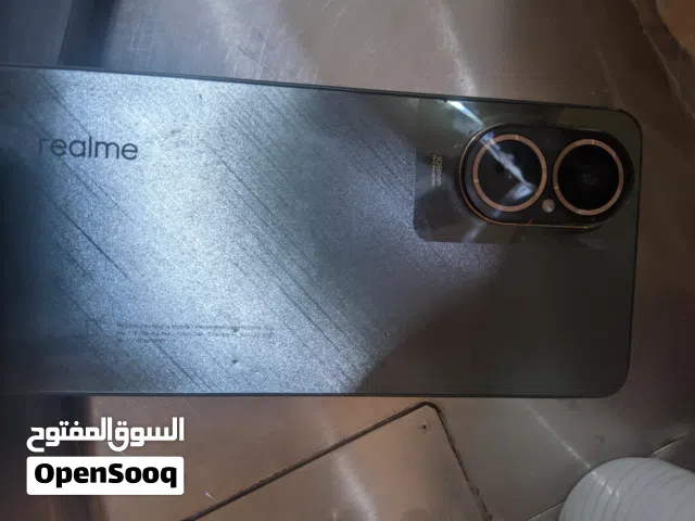 جهاز ريلمي c67 زيرو مفهوش ختش معاه كل المشتملات حاله لقطه مساحه 256 و 8جيجارام اللون الاسود سعر مميز