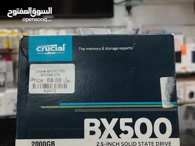 Crucial BX500 2TB Internal Hard Disk SSD