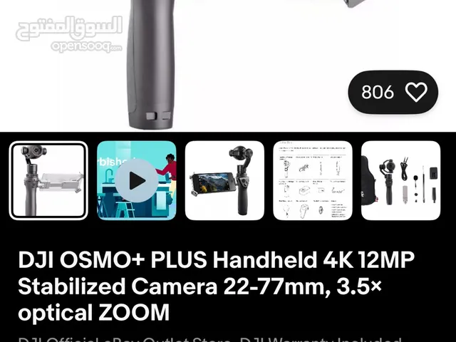 Dji Osmo+ Plus Handheld 4k 12mp Stabilize