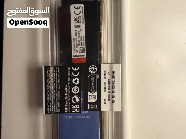 RAM رام جديد غير مستخدم ماركة Kingston موديل KF556C36BBE/32TR DDR5 حجم 32GB