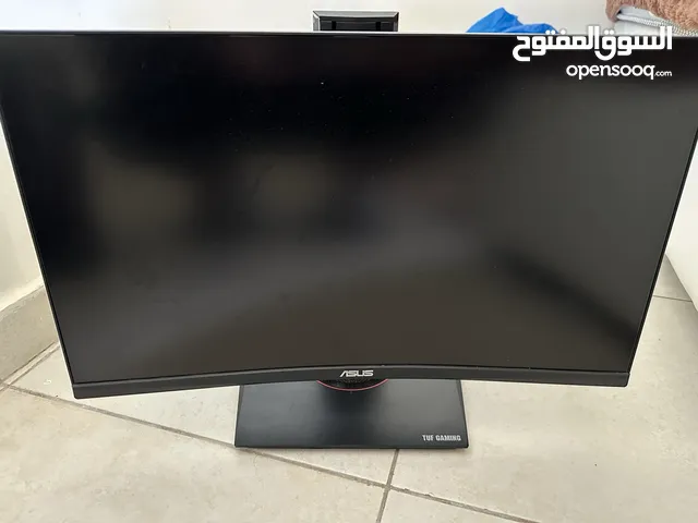 شاشة asus tuf gaming 144hz full hd  curved