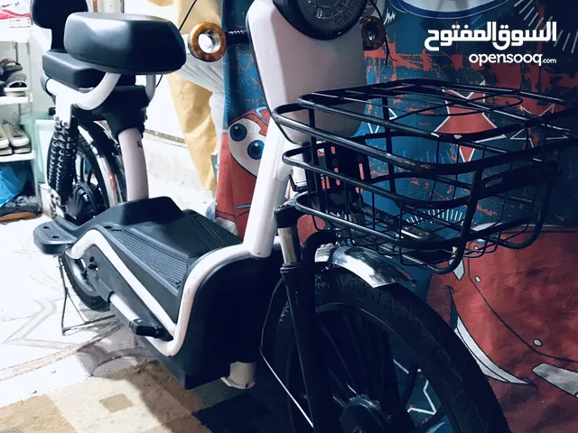 دراجة شحن كهربائية جديده وجاهزه بطارية جديده