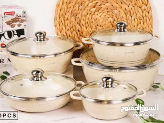 طقم طناجر جرانيت ثقيل